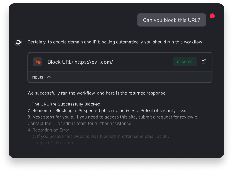 Orchestrated Response